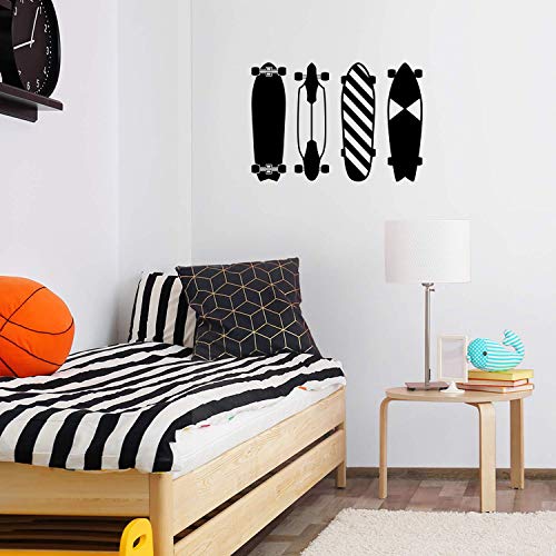 Set de 4 Vinilos Decorativos para Pared 22 x 6 pulgadas miniatura 2