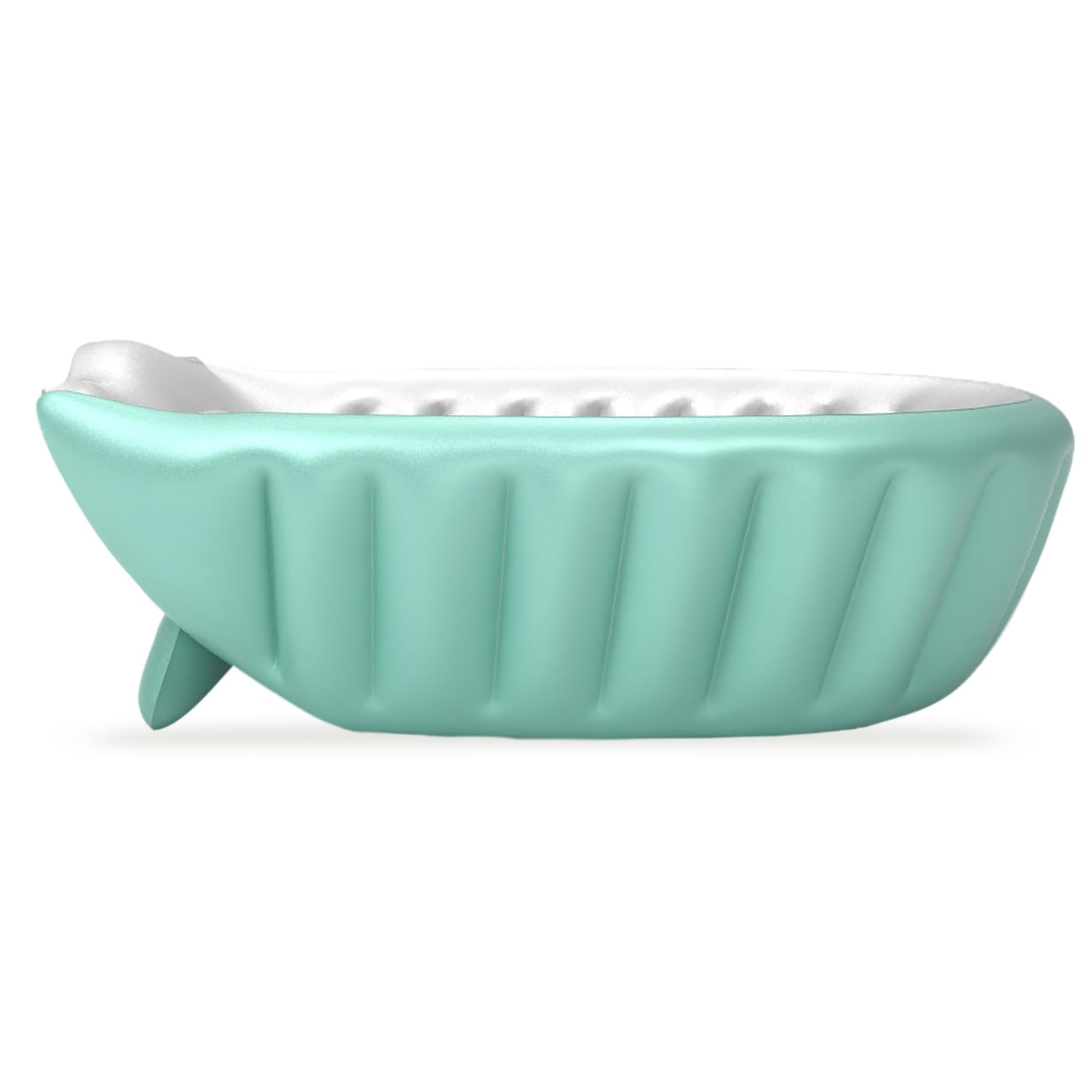 OKBABY Vaschetta Gonfiabile Onda Baby Soft per Bagnetto Neonato - da 0 a 12 Mesi - Azzurro