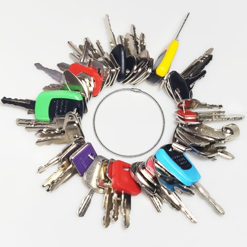 60 Heavy Equipment Keys Master Set Consturction Ignition Keys Fotklift Keys