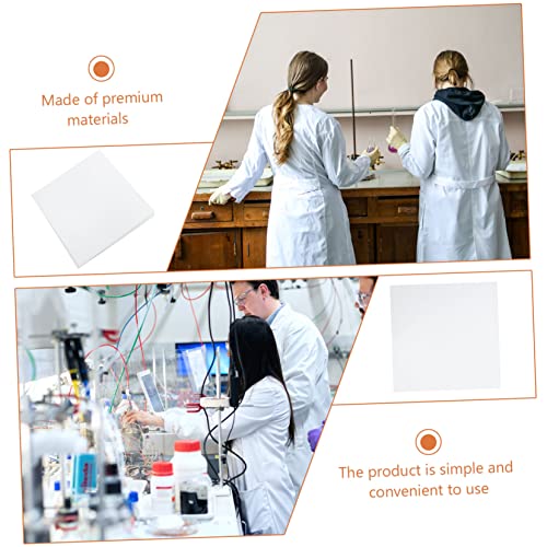 Mobestech NH07RO2M305714IQW05 30 Sheets Laboratory Filter Paper Effluent Filter Lab Chromatography Paper Filter Paper Chemistry Paint Filter Paper Cover Laboratory Absorbing Paper Weighing Paper Big Sheet White thumb #6