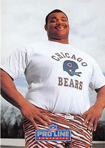 William Perry football card (Chicago Bears Super Bowl Champion The Refrigerator) 1991 Pro Line 192