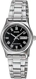 Relógio de pulso LTP-V006D-1BUDF Casio, Prata, Casual