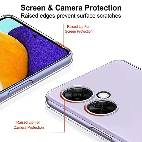 Image of COVERBLACK Rubber Back Cover for OnePlus CPH2467 / Nord CE3 Lite - Transparent