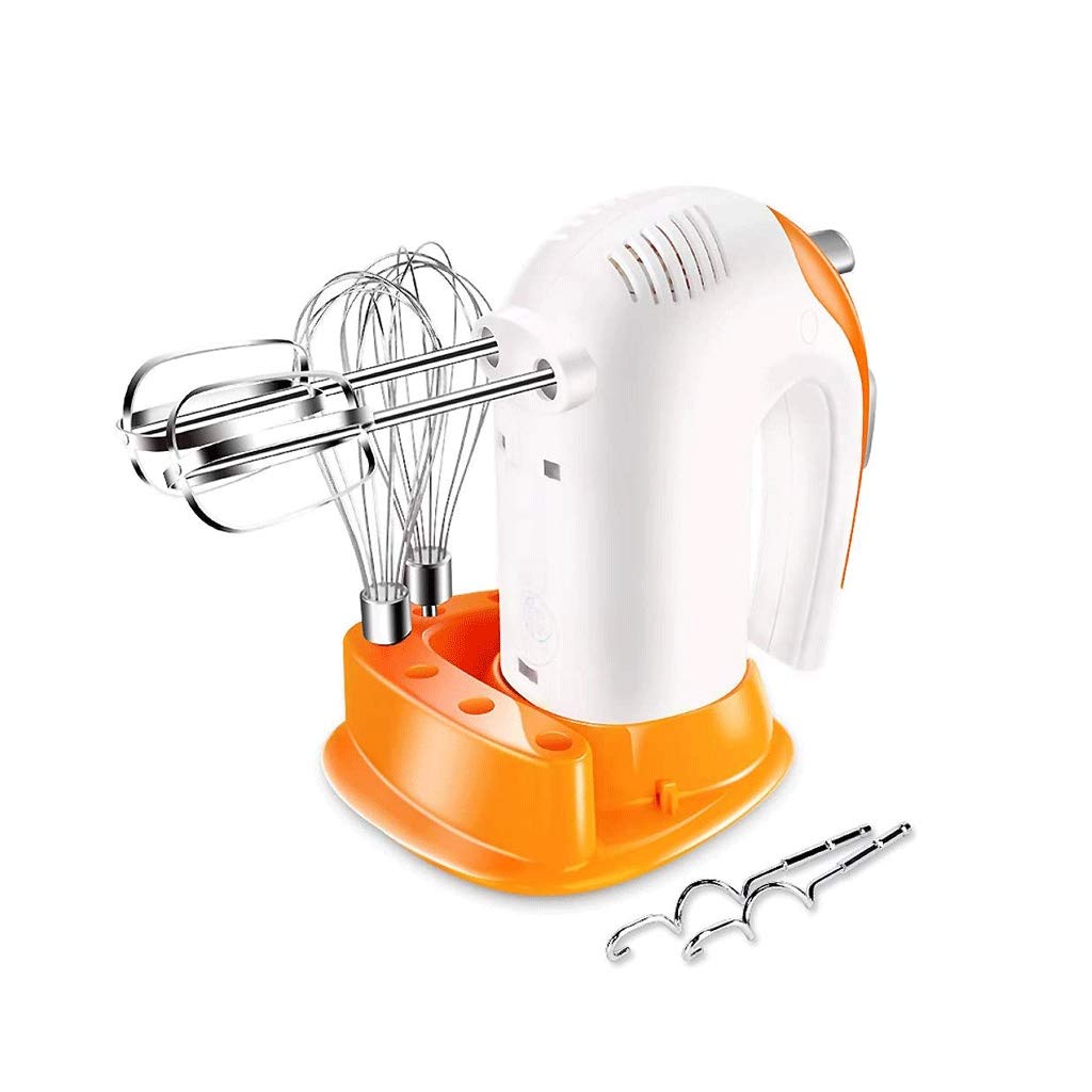 5 Speed Hand Mixer Electric Power Kitchen Hand Mixers Stainless Steel Attachments and Storage Case