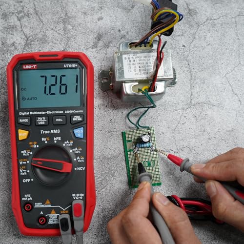 Image of UNI-T UT61E+ 1000V 20A Digital Multimeter 22000 Counts Display NCV hFE Auto Range True RMS AC /DC Voltage Current Resistance Capacitance Tester