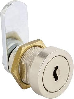 Burg-Wächter 32531 Universalzylinder, Ersatzzylinder für Briefkästen/Spinde/Schaukästen, Scheibenzylinder mit 2 Wendeschlüsseln, ZS 84 SB, Silber