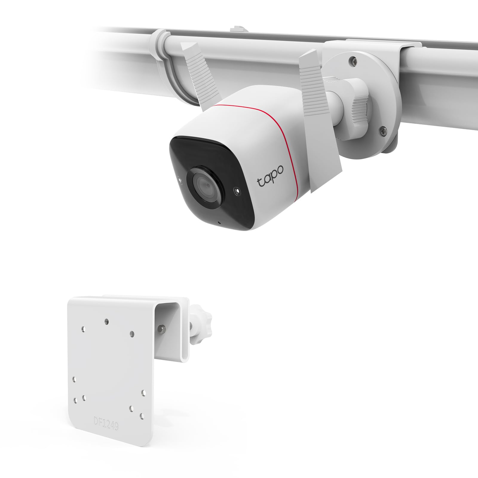 TIUHU Gutter Mount Bracket Compatibility with TP-Link Tapo 2K QHD C320WS/ 3MP C310/TP-Link ColorPro QHD C325WB and DEKCO DC4L/DC5L/DC9L Security Camera1