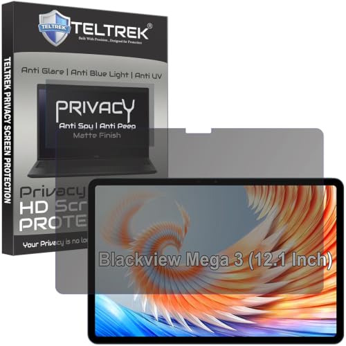 Image of Privacy Matte Anti Peep Screen Guard Compatible With Blackview Mega 3 Tab (12.1 Inch Tablet) Anti Spy Screenguard Not a Tempered Glass Screen Protector