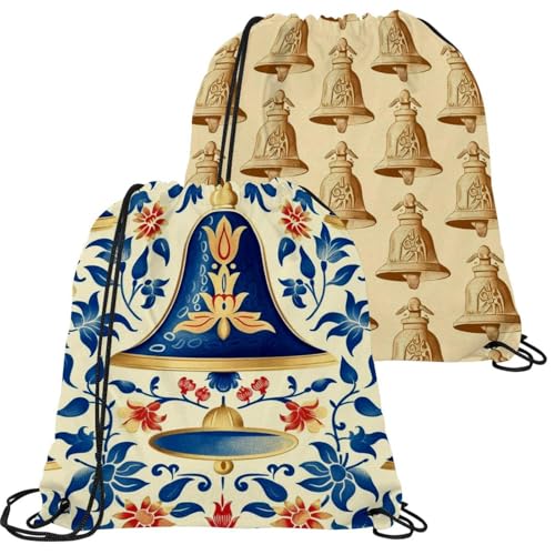 Sac à cordon homme et femme Brook Garden lot de 2 pour ranger sport et gym