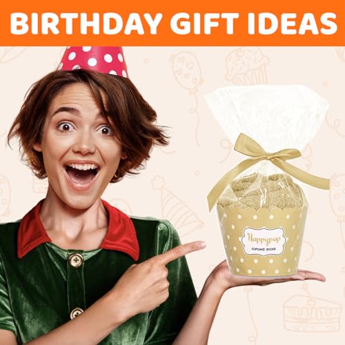 HAPPYPOP Fun 40th Birthday Gifts Women - 40 Year Old Socks, Novelty Gifts for Woman Born in 19852