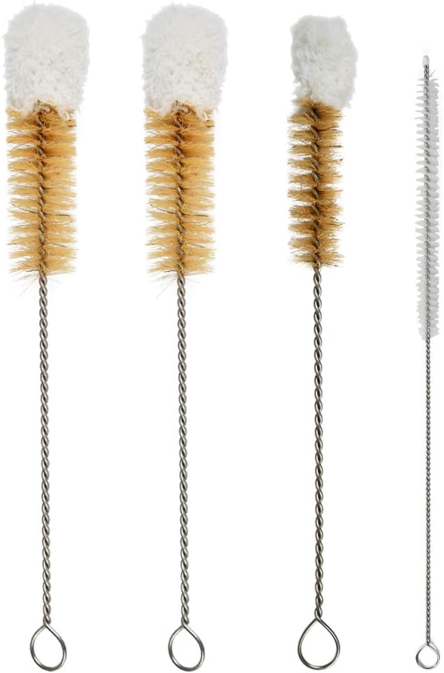 4Pack Bottle Cleaning Brush Set Kitchen Cleaning Bottle Brush with