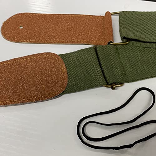 FASE Sangle de Guitare RéGlable Sangle de Guitare en Pur Coton Sangle de Guitare éLectrique Sangle Universelle pour Guitare Acoustique (Vert) - Les Beatles, Paul McCartney, John Lennon, RIngo Starr, George Harrison FASE Sangle de Guitare RéGlable Sangle de Guitare en Pur Coton Sangle de Guitare éLectrique Sangle Universelle pour Guitare Acoustique (Vert) – Image 5
