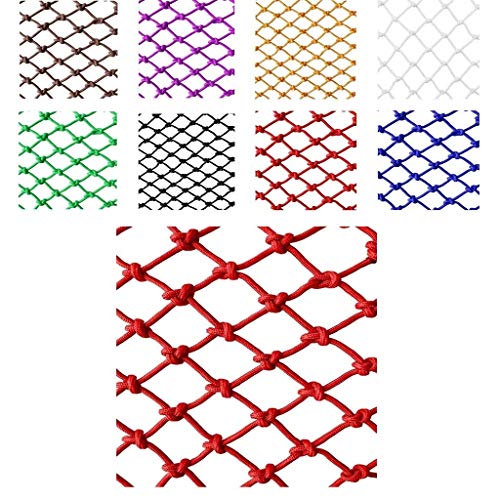 Kinder Sicherheitsnetz Universal Schutznetz Nylon Kinderschutznetz, Balkontreppe Terrasse Bruchsicheres Netz, Baustellenisolationsnetz Heimtextiliennetz Pflanzenschutznetz Multifunktions-Nylonseilnetz Cover