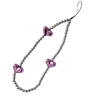 正規品stringtingハート型ビーズ スマホストラップ ♢String Ting♢スマホストラップ 雲xハート (String Ting