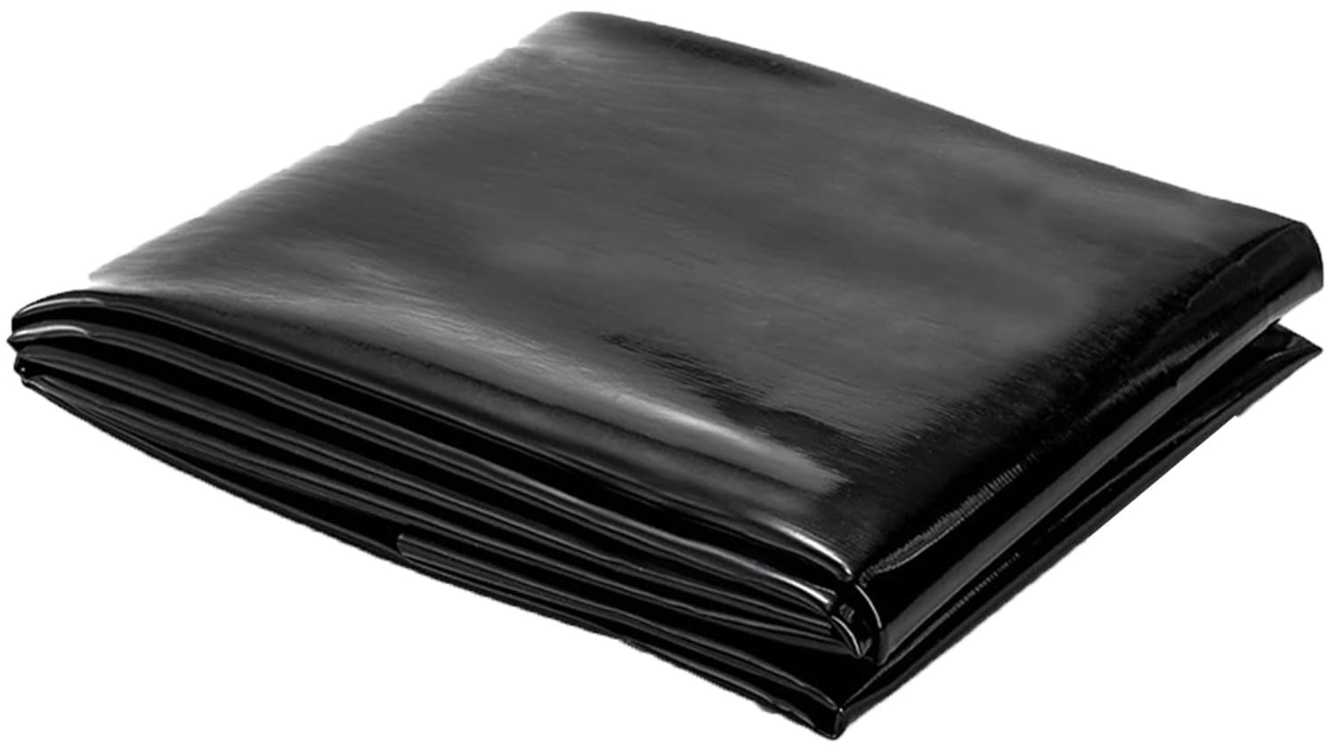 Bâche noire pour bassin de jardin imperméable en plastique indéchirable