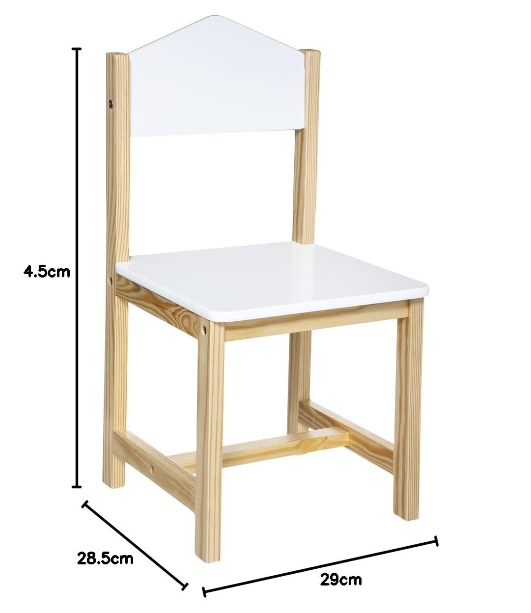 Chaise Enfant Maison Blanche Atmosphera