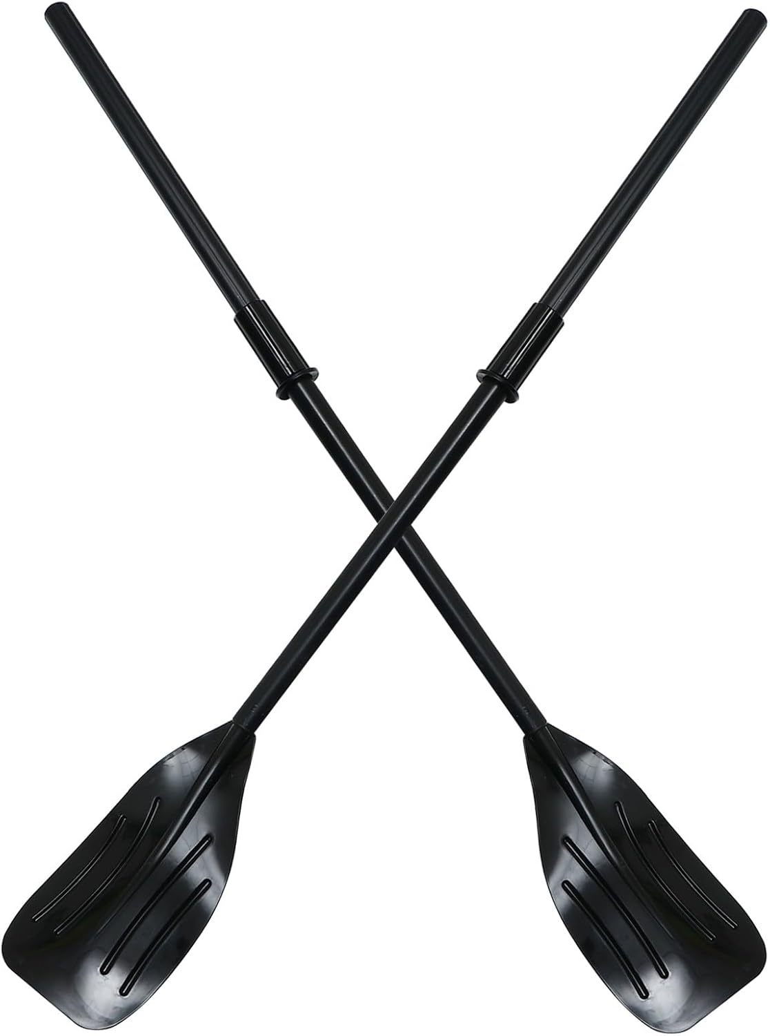 NOLITOY Detachable Kayak Paddle Oars 2pcs Set PVC Reinforced Thickened Boat Paddles for Inflatable Kayak and Canoe Water Sports