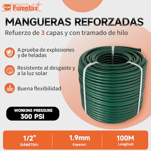 Compara Rollo De Manguera 100 Metros con el area de Agricultura Y Jardinería 12 Imagen adicional