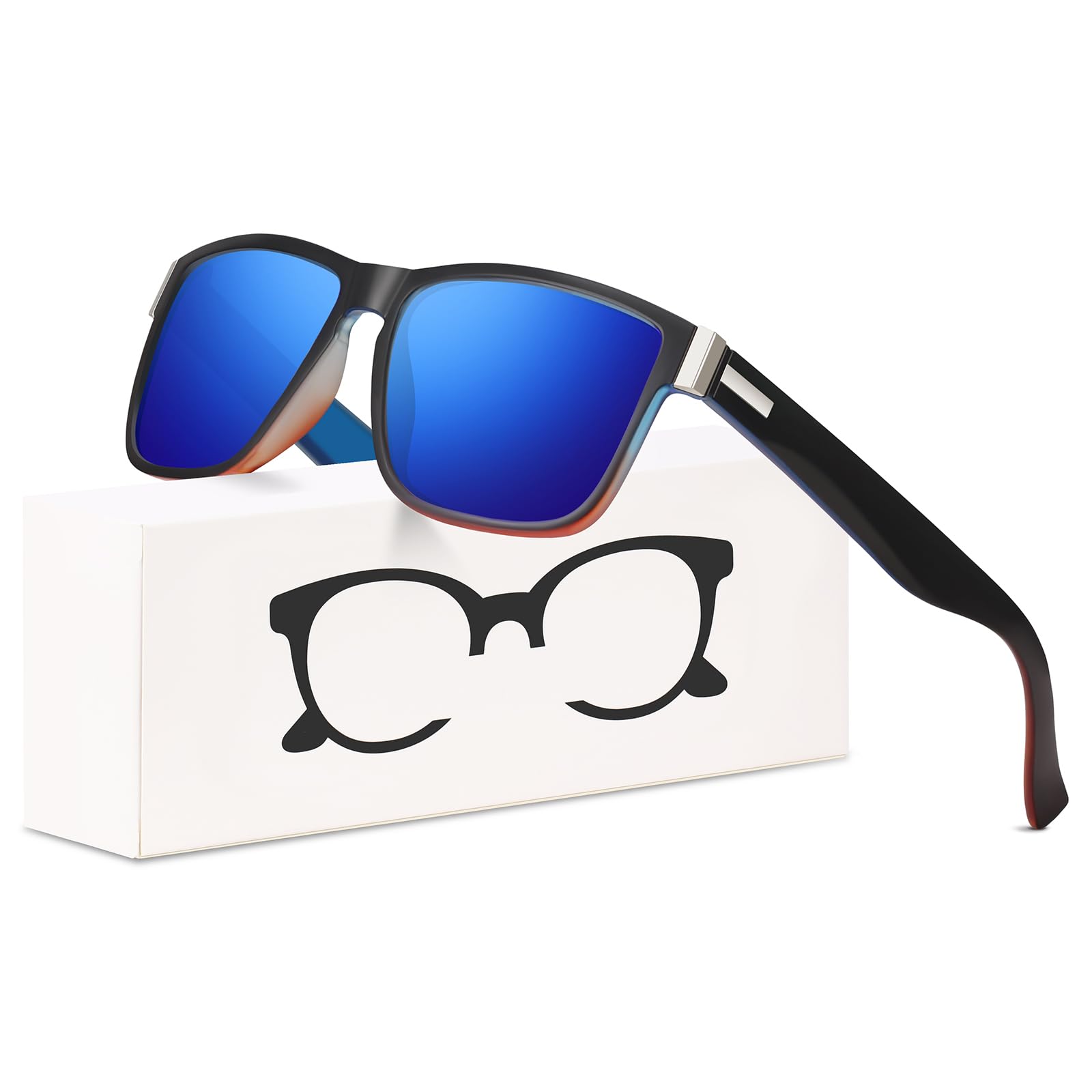 Gafas de sol polarizadas para hombre y mujer, lentes 100% UV400 TAC para conducir, pescar, correr, diseño retro