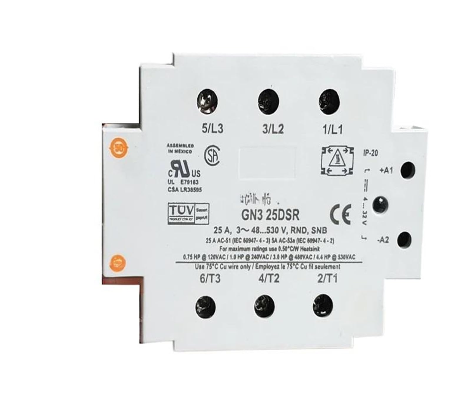 ZVQYSGIW GN325DSR Solid-state Relay GN3 25DSR 25A
