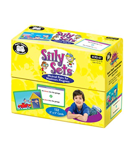 Super Duper Publications Silly Sets: Minimal Pairs for Maximum Progress Card Deck Educational Learning Resource for Children