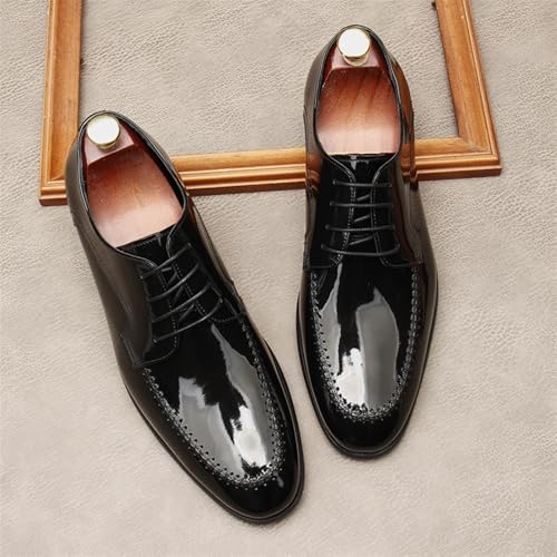 Dress Shoes for Men Men's Black Lace Up Dress Shoes Stylish and Comfortable Formal Footwear for Men2