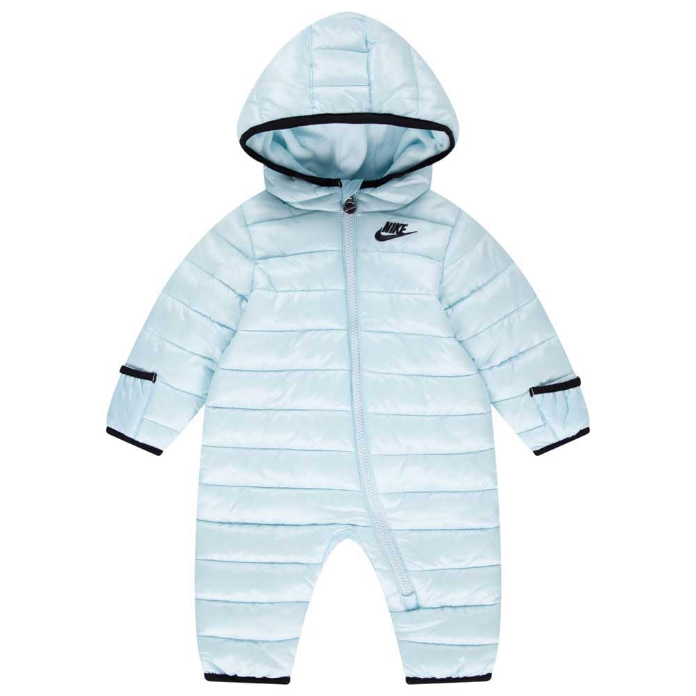 Nike Unisex Toddler Blue Baby Solid Snowsuit In 24 Months By Childsplay Clothing