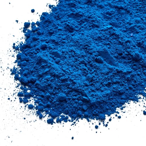 Jyotshika Blue Iron Oxides Pigment Powder | Natural, Non-Toxic & High-Purity | For Paints, Cement, Construction, Tiles, Plastics, Coatings & Art Applications (1000 G)