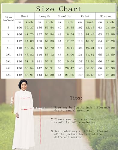 Image of Womens Muslim Abaya Dress Front Zipper 2 Pockets Long Sleeve Prayer Islamic Clothes with Hijab Cap
