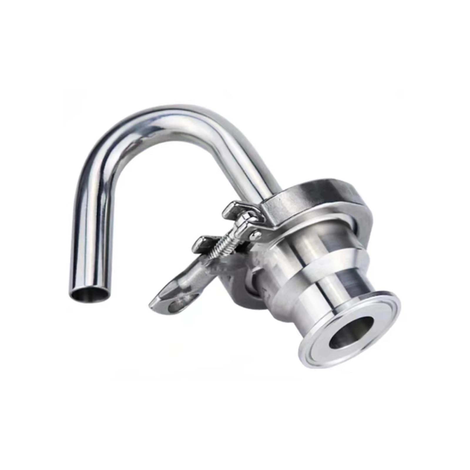 1" Clamp OD 50.5mm Exhaust Valve Floating Ball Tri-Clamp Stainless Steel 316