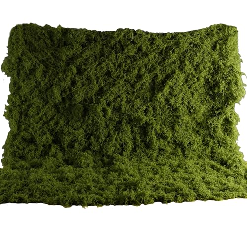 Byher Fake Moss Mat Artificial Moss Roll - 39' X 39' Cloud Soft Feel Moss Table Runner For Decor, Faux Grass Mat For Crafts, Diy Fairy Garden, Wedding &Amp; Party Decorations (Realistic Green: 100X100Cm)