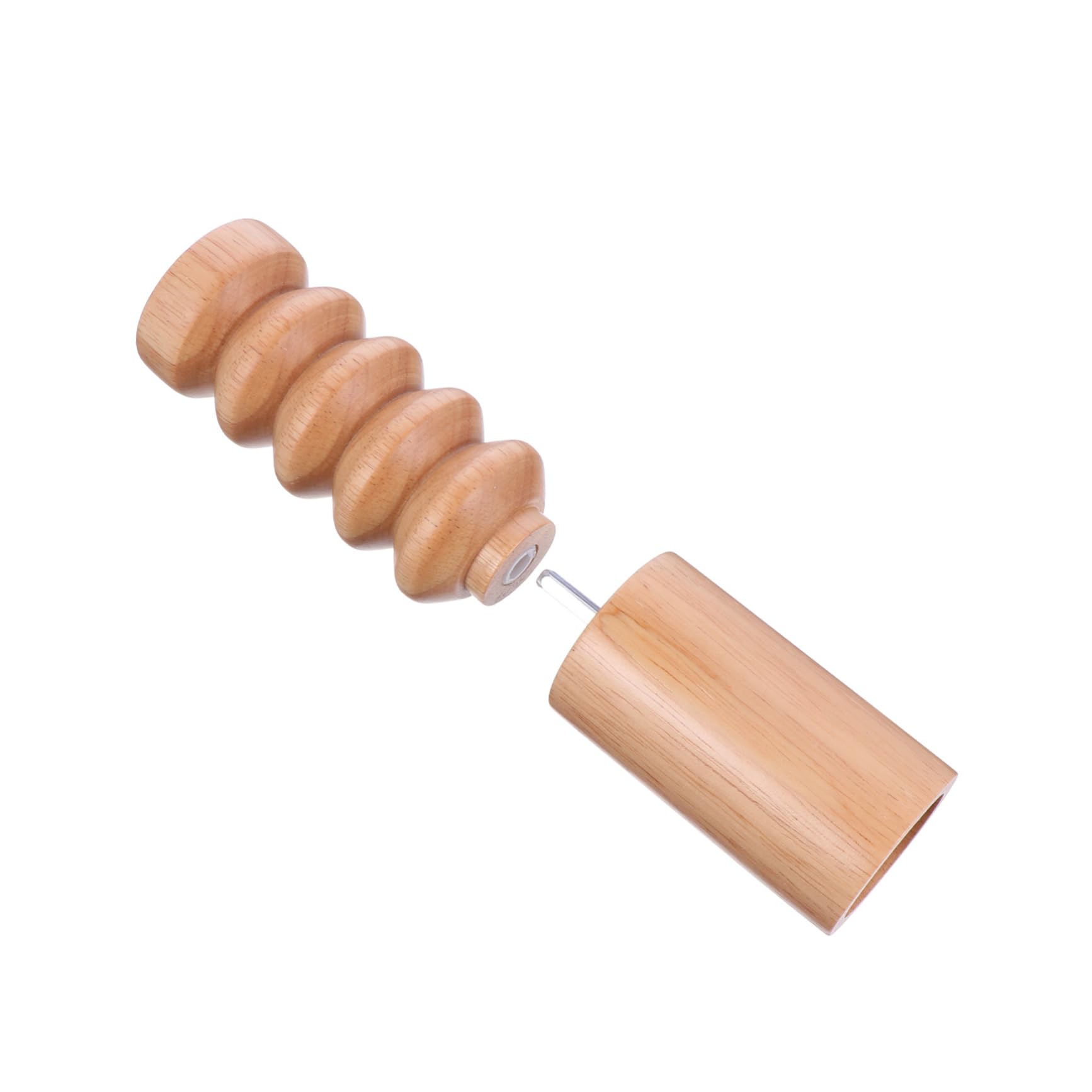 CONGARTENO Wooden Pepper Bottle with Rotor for Custom Spice Grinding Practical Kitchen Tool for Fresh Seasoning and Elegant Table Presentation