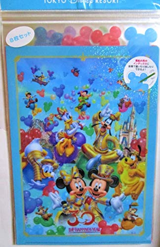 Amazon.co.jp: ディズニーランド 30周年 クリアホルダー 8枚