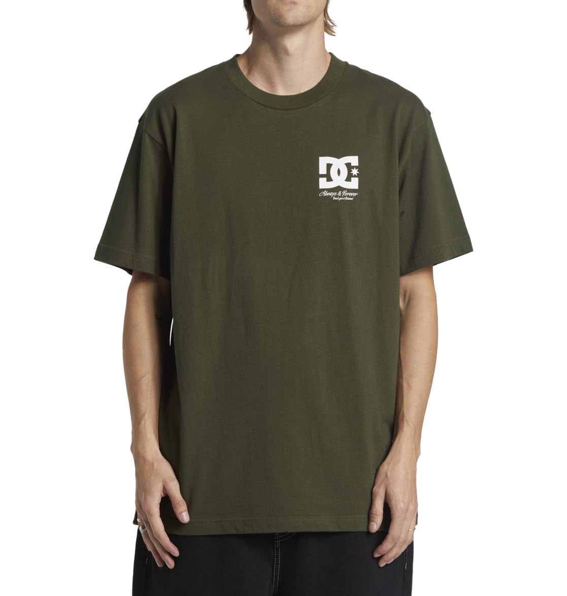 Dcshoes T-Shirt Twisted HSS Men Brown XS