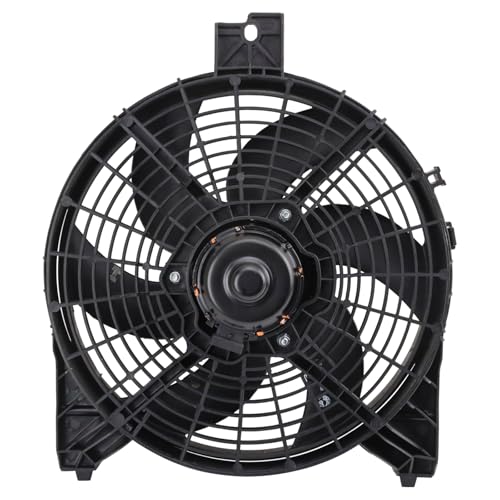 TRQ A/C Condenser Cooling Fan Assembly Compatible with 2006-2010 INFINITI QX56 2006-2015 Nissan Armada 2006-2008 TITAN NI3120101