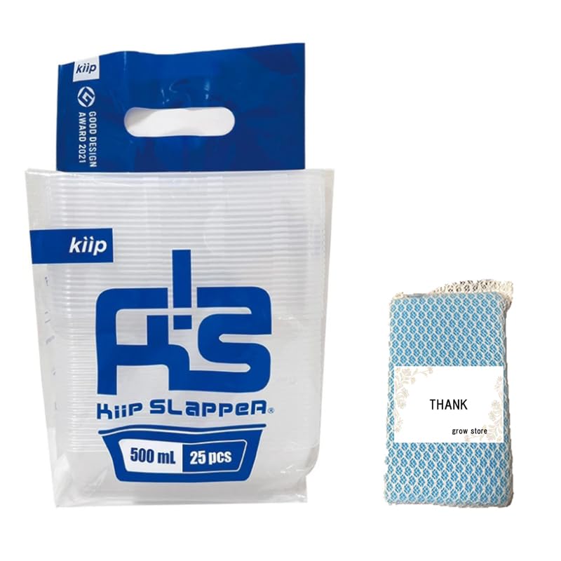 Amazon｜ミヤゲン 食品保存容器 キープスラッパー 500ml 25個入