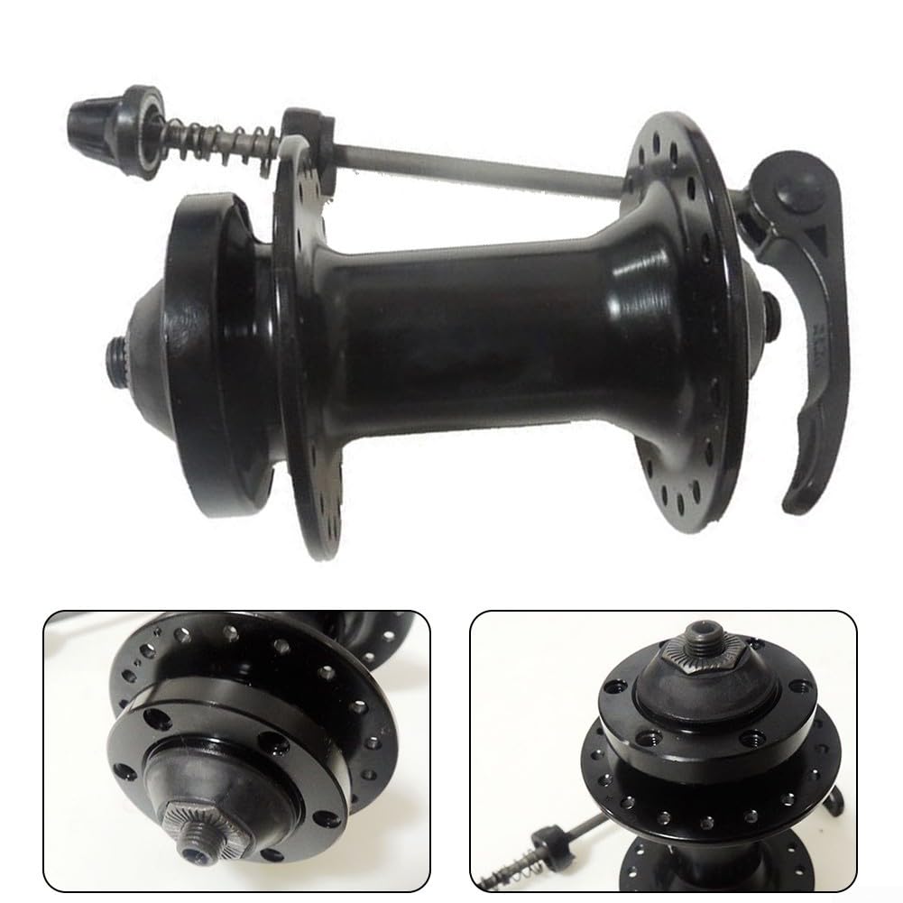 Moyeu de roue arrière à 36 trous de frein à disque 6 boulons de fixation pour pièces de vélo Accessoires 100 mm Argent