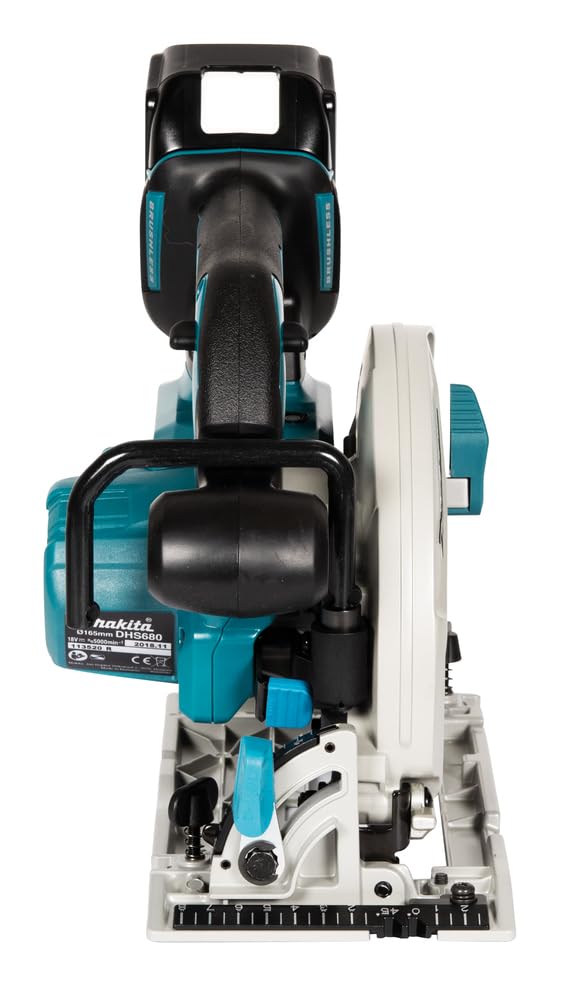 Makita DHS 680 RT1J Akku Handkreissäge 18 V 165 mm Brushless + 1x Akku 5,0 Ah + Ladegerät + Makpac