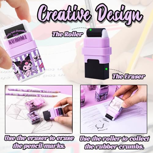 6-Pack-Cartoon-Kawaii-Creative-Roller-Erasers-Funny-Pencil-Erasers-with-Cover-and-Clean-up-Roller-for-Kids-Back-to-School-Supplies-and-Party-Gift-Supplies 6 Pack Cartoon Kawaii Creative Roller Erasers Funny Pencil Erasers with Cover and Clean up Roller for Kids Back to School Supplies and Party Gift Supplies