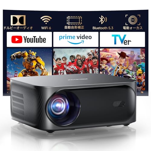 vWFN^[ ƒp iSinbox vWFN^[ ^ V䓊e 800ASNI Px dtH[JX 1080P 4KΉ `␳ Wi-Fi6uԐڑ Bluetooth 5.3oʐM z[vWFN^[ 200C`  z[