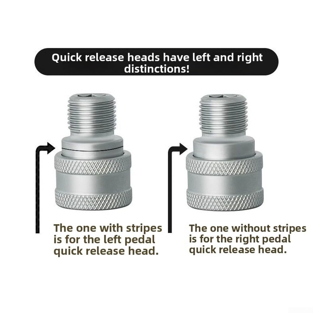 Quick Release Pedale mit Long Life Sealed Bearings 9/16 Zoll Gewinde für Brompton und für Dahon Fahrradrahmen