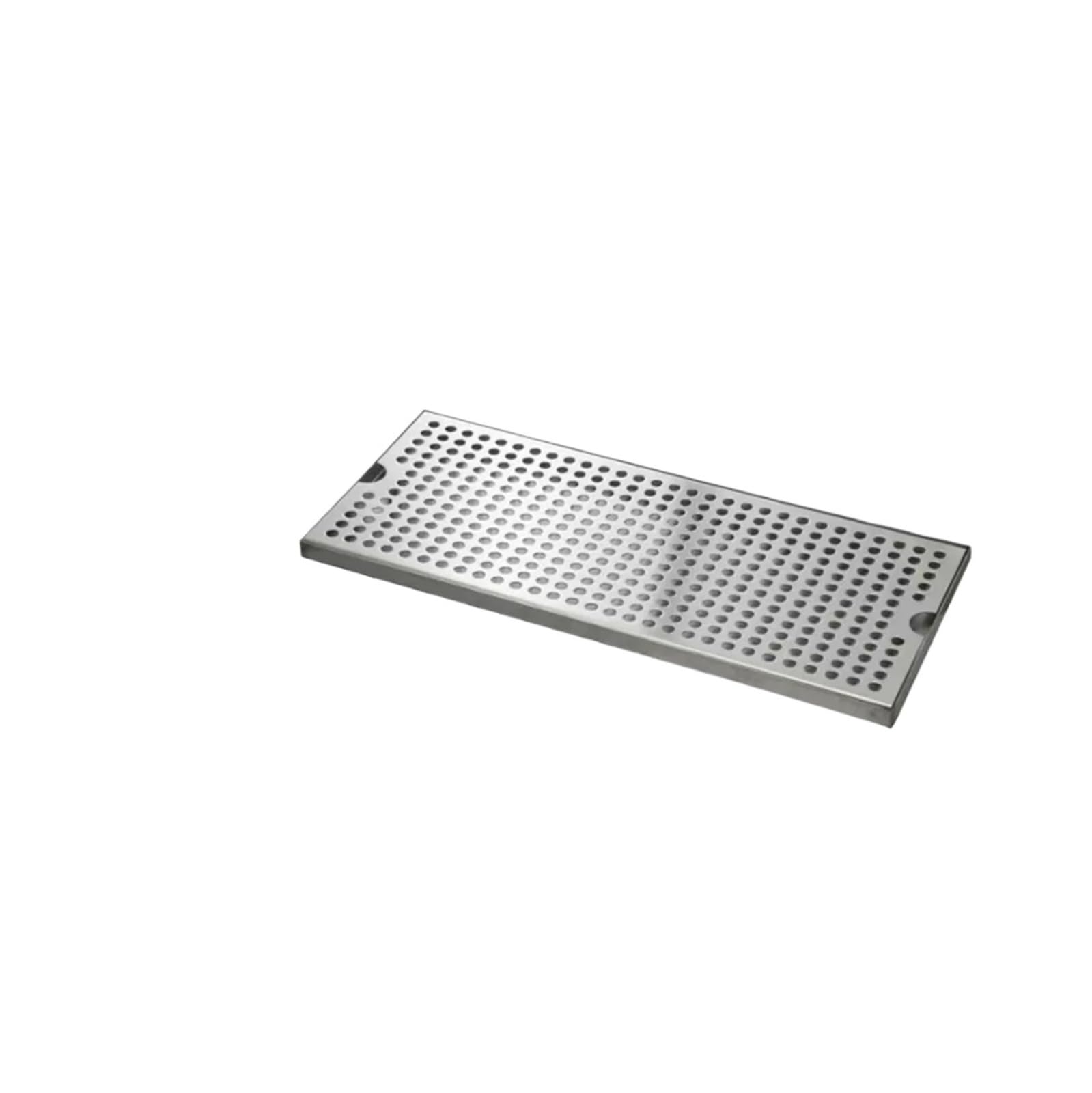 Bandeja perforada de acero inoxidable 304 para servicio de bebidas en barra de cocina