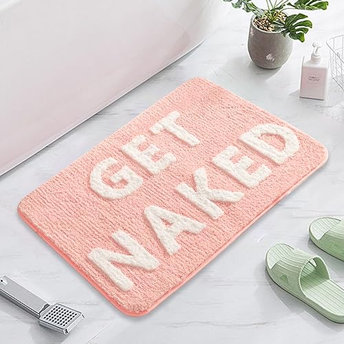 Firecos Get Naked Badematte Fußmatte rutschfeste Türmatte Fussmatte Microfiber Badezimmermatte...