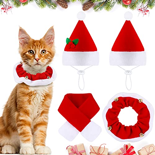 Set de disfraces navideños para gatos y perros pequeños