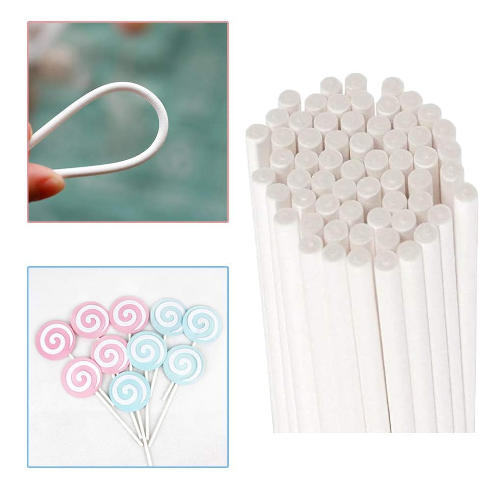 100 Bastoncini Per Cake Pop - 15cm In Carta Kraft, Per Dolci, Lecca Lecca E Cioccolatini, Eco-Friendly - Foto 1