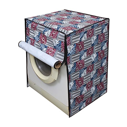 Image of Lithara Waterproof Front Load Washing Machine Cover For 7 Kg, 7.2 Kg, 7.5 Kg, 8 Kg (Design 25)