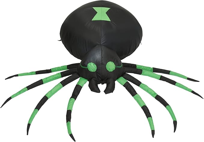 YOUBEMAGIC 6FT Halloween Inflatable Spider Halloween Blow Up Yard Decorations