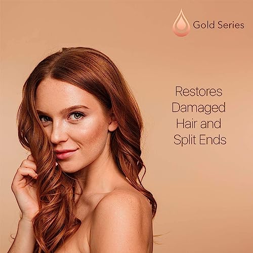 Gold Series Black Truffle Serum – Anti Frizz Hair Serum For All Hair Types – Lightweight Hair Oil Enriched With Proteins And Amino Acids, Adds Shine, 1.69 Fl.oz #TOP2