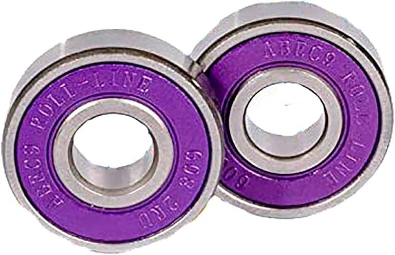 Roll-Line Speed Race ABEC 9 7mm & 8mm Professional Bearings (Set of 16, 8 mm)