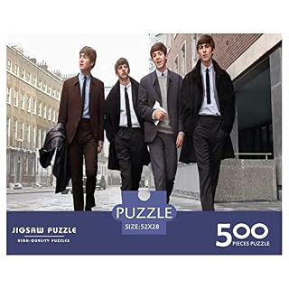 The Beatles Puzzle De 500 Pièces Casse-tête Durable pour Adultes | Matériaux Écologiques De Première Qualité |Cadeau pour Adultes Enfants|Groupe de Rock Musique 500pcs (52x38cm) - Les Beatles, Paul McCartney, John Lennon, RIngo Starr, George Harrison The Beatles Puzzle De 500 Pièces Casse-tête Durable pour Adultes | Matériaux Écologiques De Première Qualité |Cadeau pour Adultes Enfants|Groupe de Rock Musique 500pcs (52x38cm) – Image 2